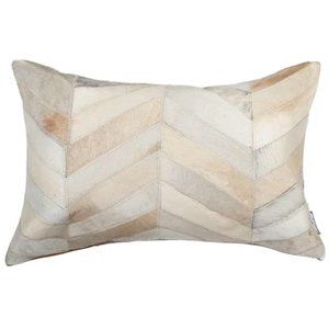Leather & Suede Toss Cushion